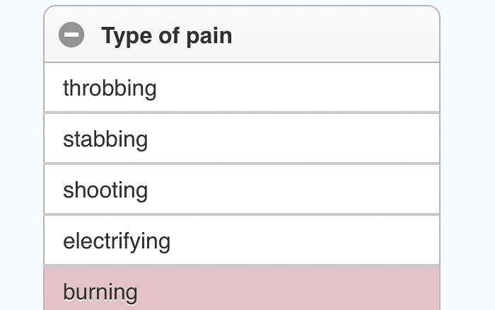 3 Type of pain